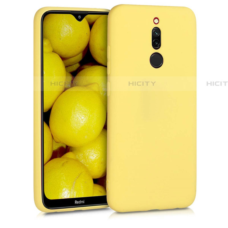 Coque Ultra Fine Silicone Souple 360 Degres Housse Etui S08 pour Xiaomi Redmi 8 Jaune Plus