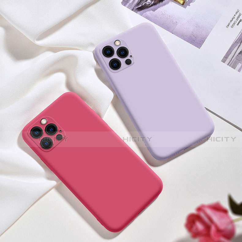 Coque Ultra Fine Silicone Souple 360 Degres Housse Etui S09 pour Apple iPhone 13 Pro Max Plus