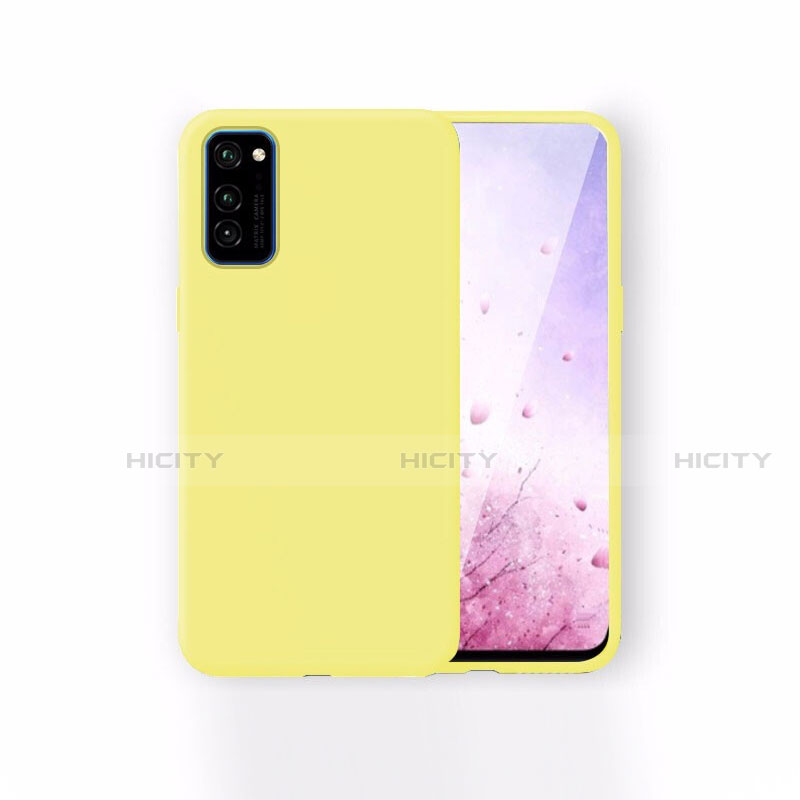 Coque Ultra Fine Silicone Souple 360 Degres Housse Etui T01 pour Huawei Honor V30 5G Jaune Plus