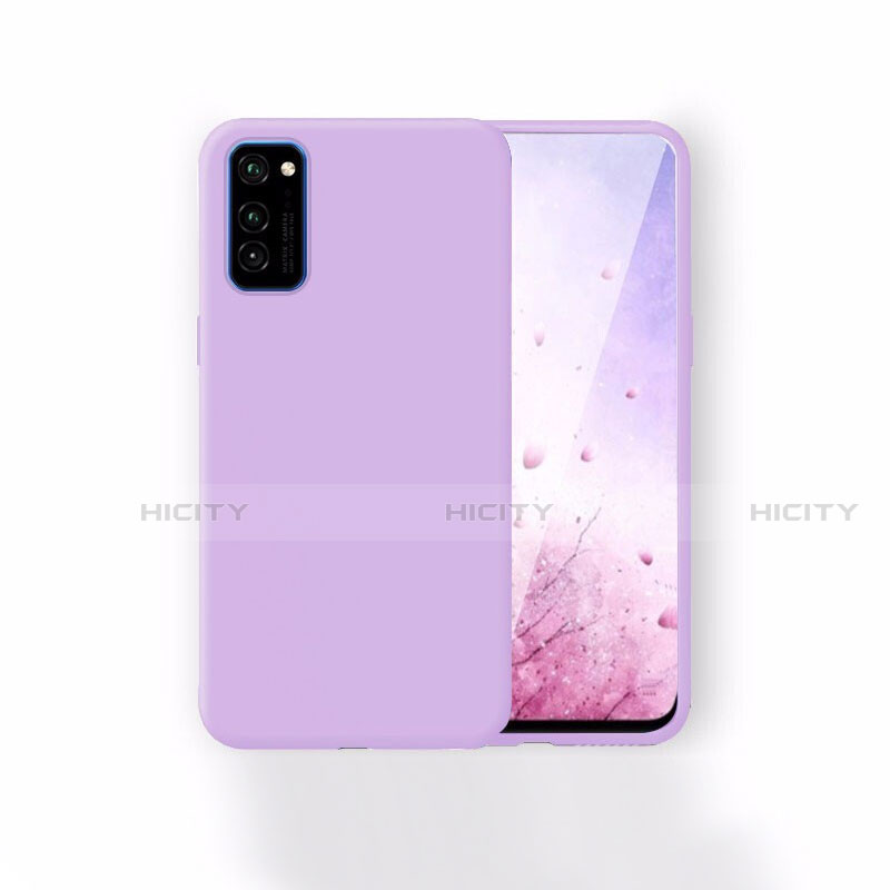 Coque Ultra Fine Silicone Souple 360 Degres Housse Etui T01 pour Huawei Honor V30 5G Violet Plus