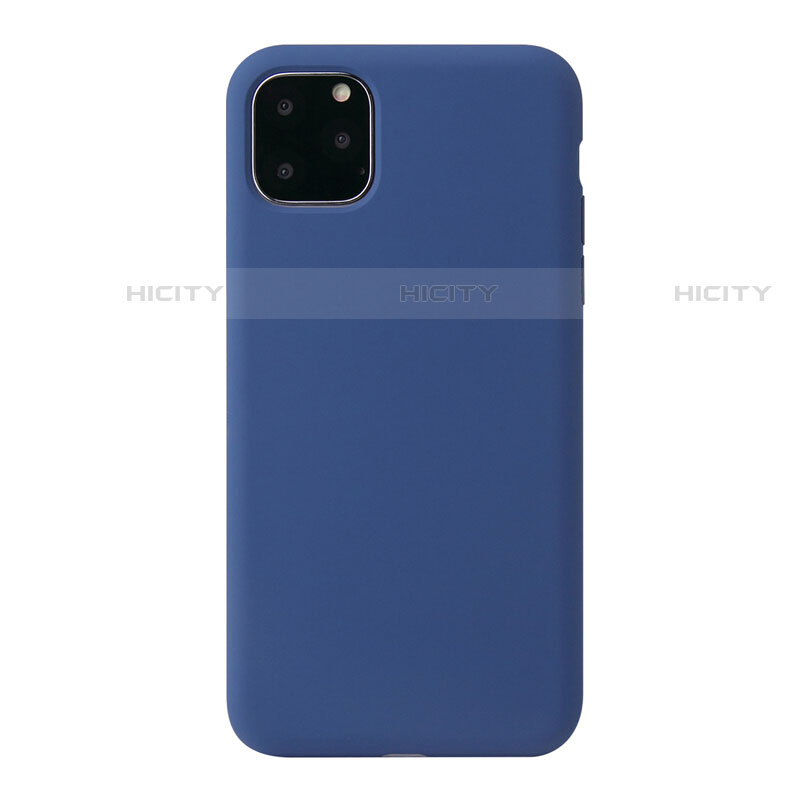 Coque Ultra Fine Silicone Souple 360 Degres Housse Etui Y01 pour Apple iPhone 11 Pro Bleu Ciel Plus