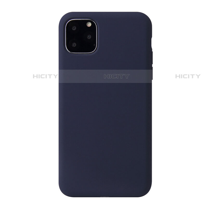 Coque Ultra Fine Silicone Souple 360 Degres Housse Etui Y01 pour Apple iPhone 11 Pro Max Bleu Plus