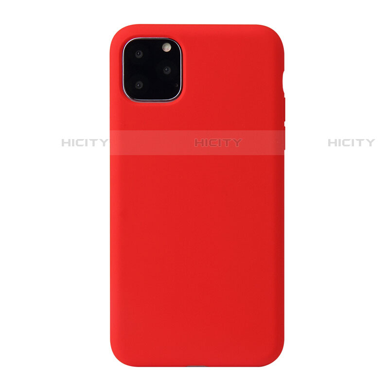 Coque Ultra Fine Silicone Souple 360 Degres Housse Etui Y01 pour Apple iPhone 11 Pro Max Rouge Plus