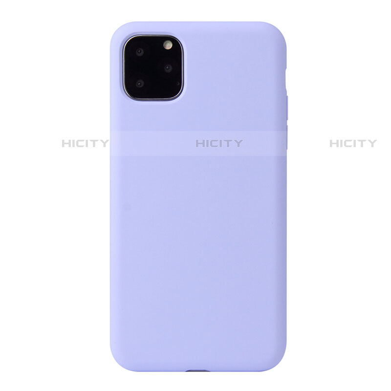 Coque Ultra Fine Silicone Souple 360 Degres Housse Etui Y01 pour Apple iPhone 11 Pro Max Violet Plus