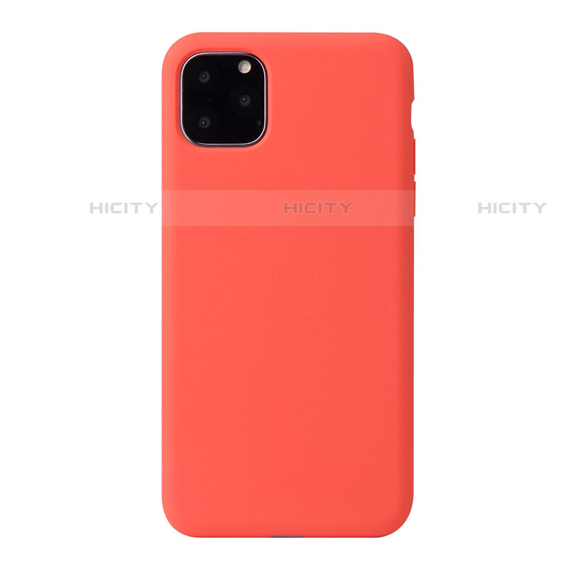 Coque Ultra Fine Silicone Souple 360 Degres Housse Etui Y01 pour Apple iPhone 11 Pro Orange Plus