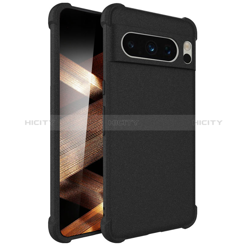 Coque Ultra Fine Silicone Souple 360 Degres Housse Etui YK1 pour Google Pixel 8 Pro 5G Noir Plus