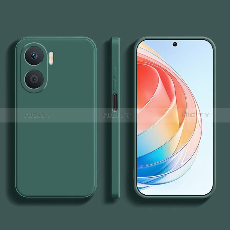 Coque Ultra Fine Silicone Souple 360 Degres Housse Etui YK1 pour Huawei Honor X40i 5G Vert Plus