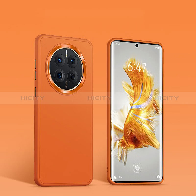 Coque Ultra Fine Silicone Souple 360 Degres Housse Etui YK1 pour Huawei Mate 50 Orange Plus