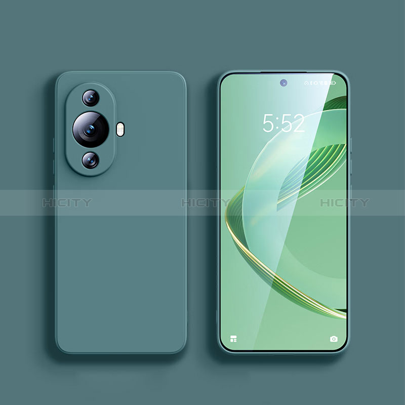 Coque Ultra Fine Silicone Souple 360 Degres Housse Etui YK1 pour Huawei Nova 11 Vert Nuit Plus