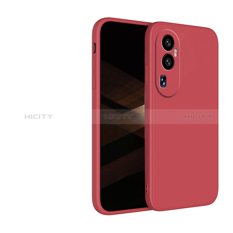 Coque Ultra Fine Silicone Souple 360 Degres Housse Etui YK1 pour Oppo Reno10 Pro+ Plus 5G Rouge Plus