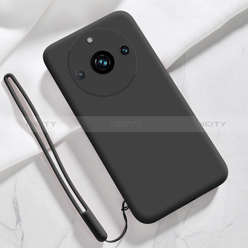 Coque Ultra Fine Silicone Souple 360 Degres Housse Etui YK1 pour Realme 11 Pro 5G Noir Plus