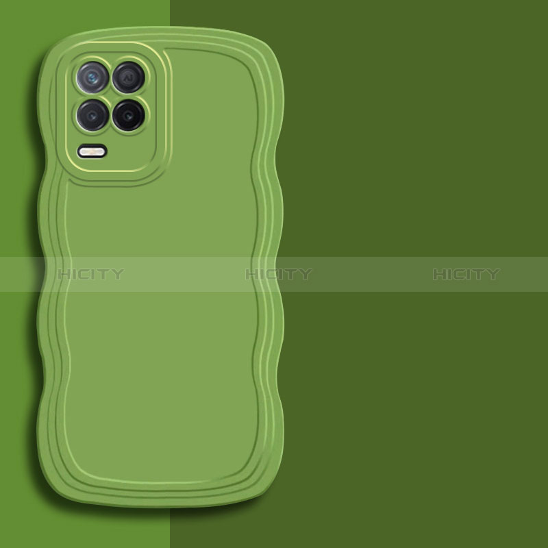 Coque Ultra Fine Silicone Souple 360 Degres Housse Etui YK1 pour Realme 9 5G India Vert Plus