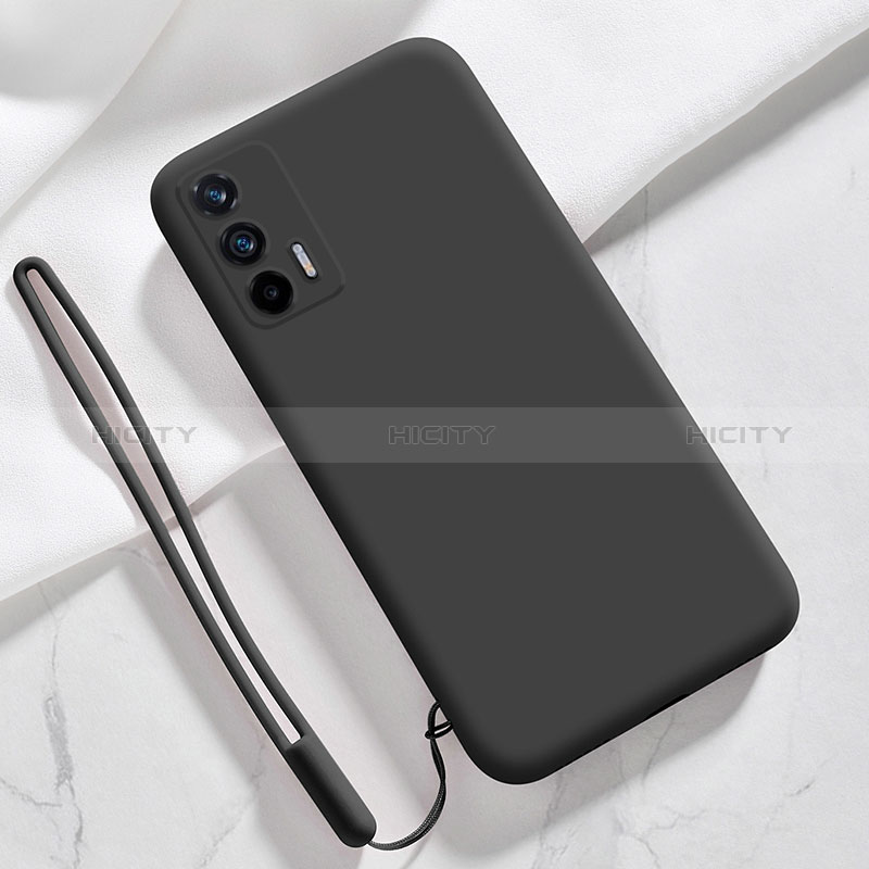 Coque Ultra Fine Silicone Souple 360 Degres Housse Etui YK1 pour Realme GT 5G Noir Plus