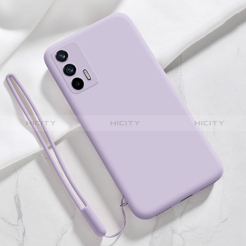 Coque Ultra Fine Silicone Souple 360 Degres Housse Etui YK1 pour Realme GT Neo 2T 5G Violet Clair Plus