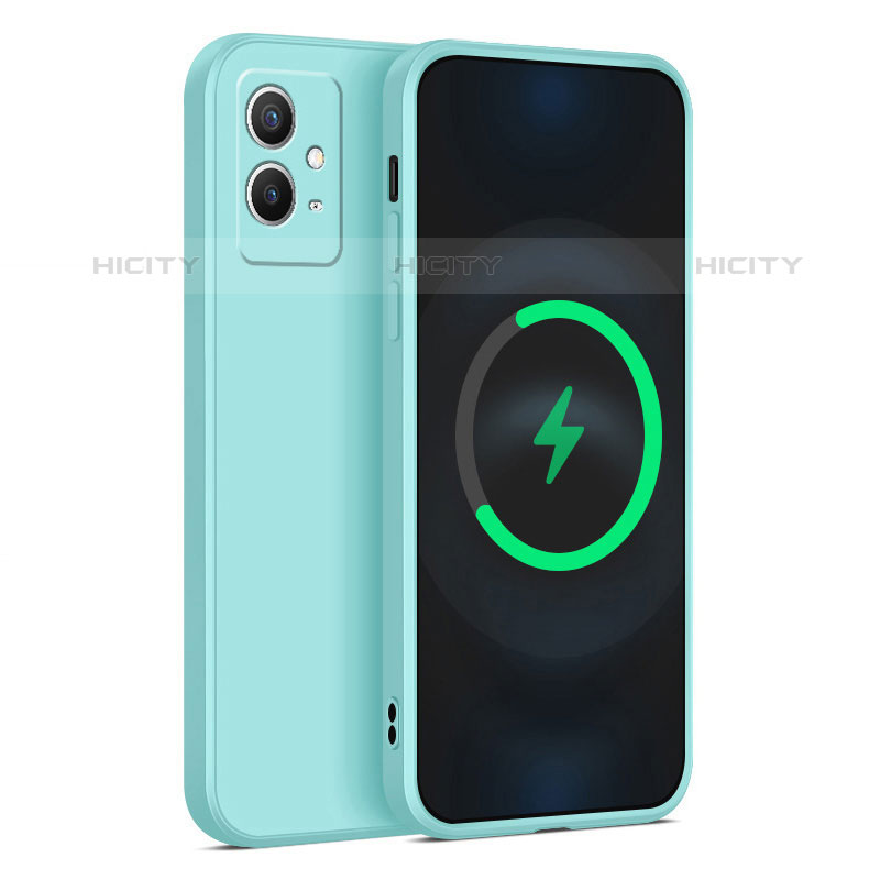 Coque Ultra Fine Silicone Souple 360 Degres Housse Etui YK1 pour Vivo T1 5G India Cyan Plus