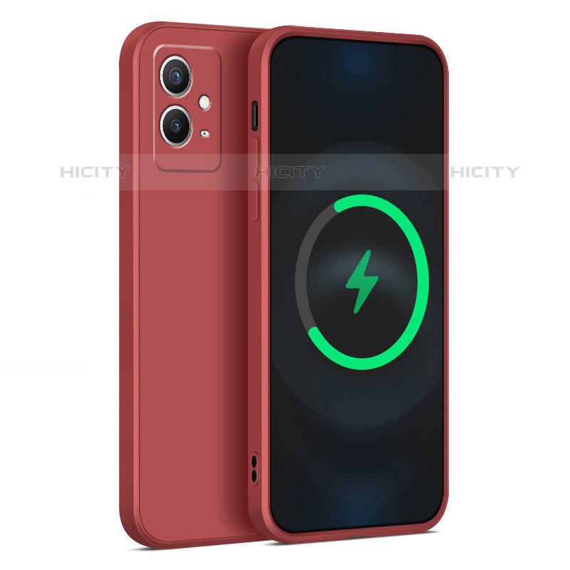 Coque Ultra Fine Silicone Souple 360 Degres Housse Etui YK1 pour Vivo T1 5G India Rouge Plus