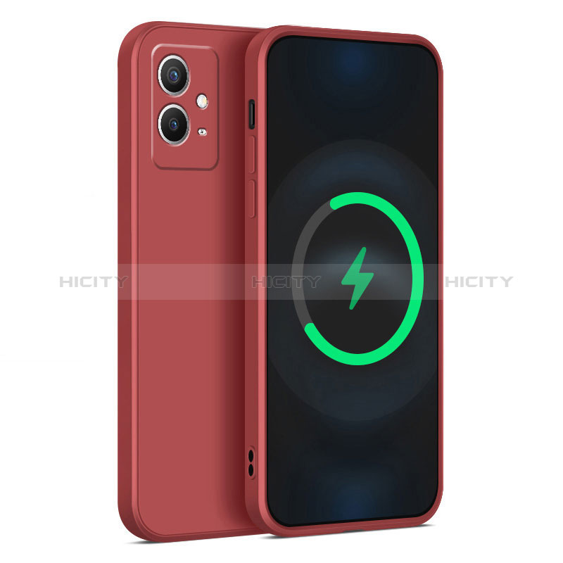 Coque Ultra Fine Silicone Souple 360 Degres Housse Etui YK1 pour Vivo Y75 5G Rouge Plus