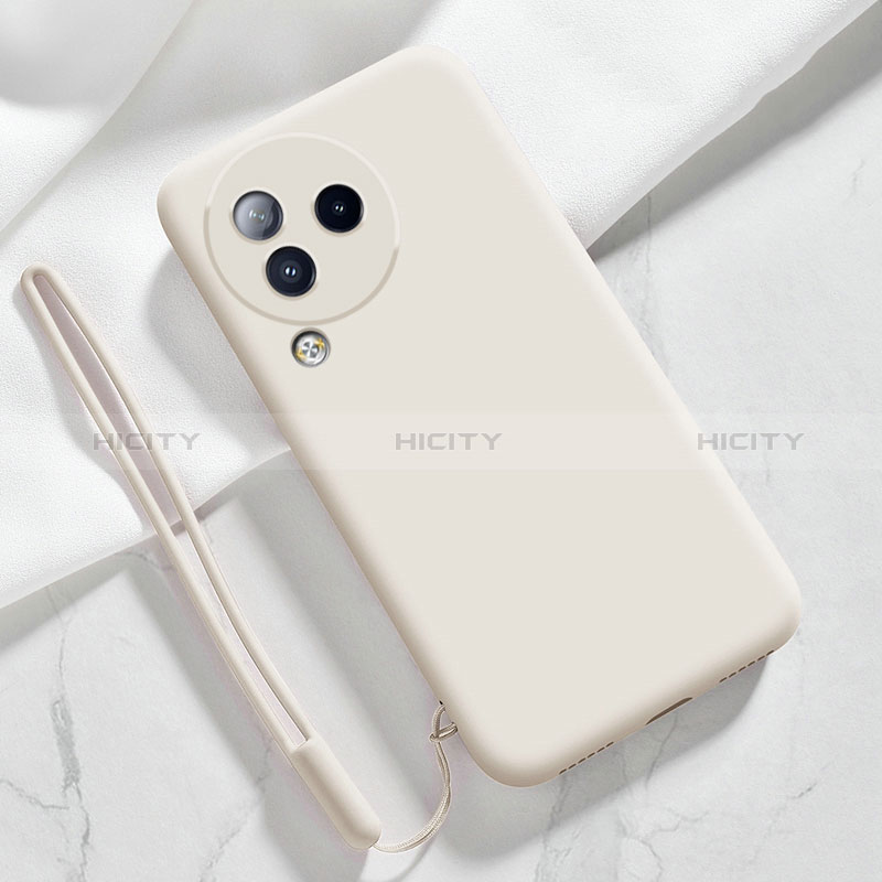 Coque Ultra Fine Silicone Souple 360 Degres Housse Etui YK1 pour Xiaomi Civi 3 5G Blanc Plus