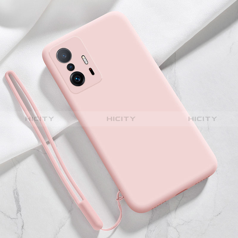 Coque Ultra Fine Silicone Souple 360 Degres Housse Etui YK1 pour Xiaomi Mi 11T 5G Rose Plus