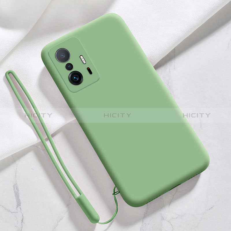 Coque Ultra Fine Silicone Souple 360 Degres Housse Etui YK1 pour Xiaomi Mi 11T Pro 5G Vert Plus