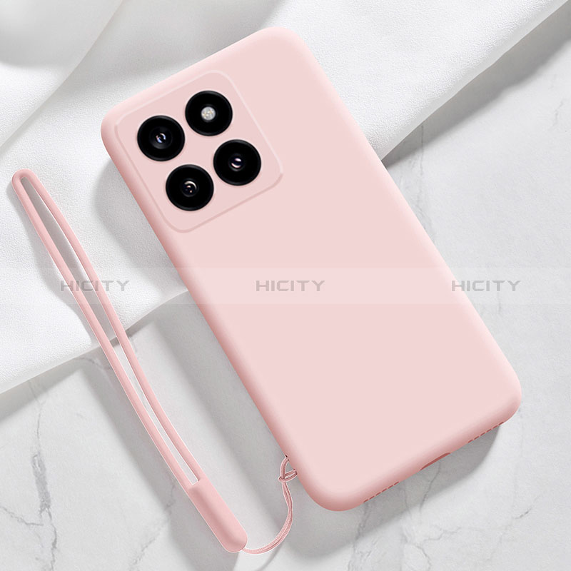 Coque Ultra Fine Silicone Souple 360 Degres Housse Etui YK1 pour Xiaomi Mi 14 5G Rose Plus