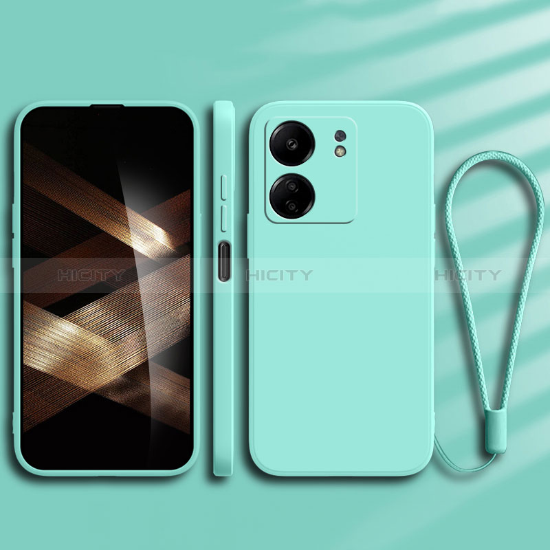 Coque Ultra Fine Silicone Souple 360 Degres Housse Etui YK1 pour Xiaomi Poco C65 Cyan Plus