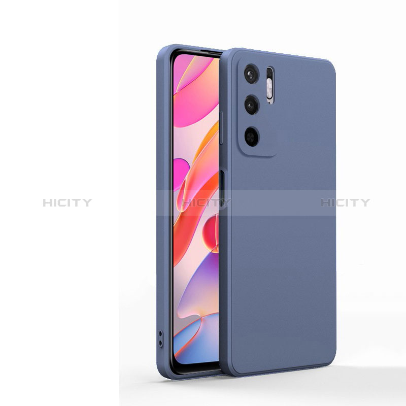 Coque Ultra Fine Silicone Souple 360 Degres Housse Etui YK1 pour Xiaomi POCO M3 Pro 5G Gris Lavende Plus