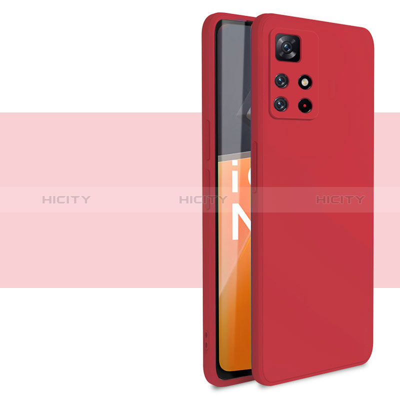 Coque Ultra Fine Silicone Souple 360 Degres Housse Etui YK1 pour Xiaomi Poco M4 Pro 5G Rouge Plus