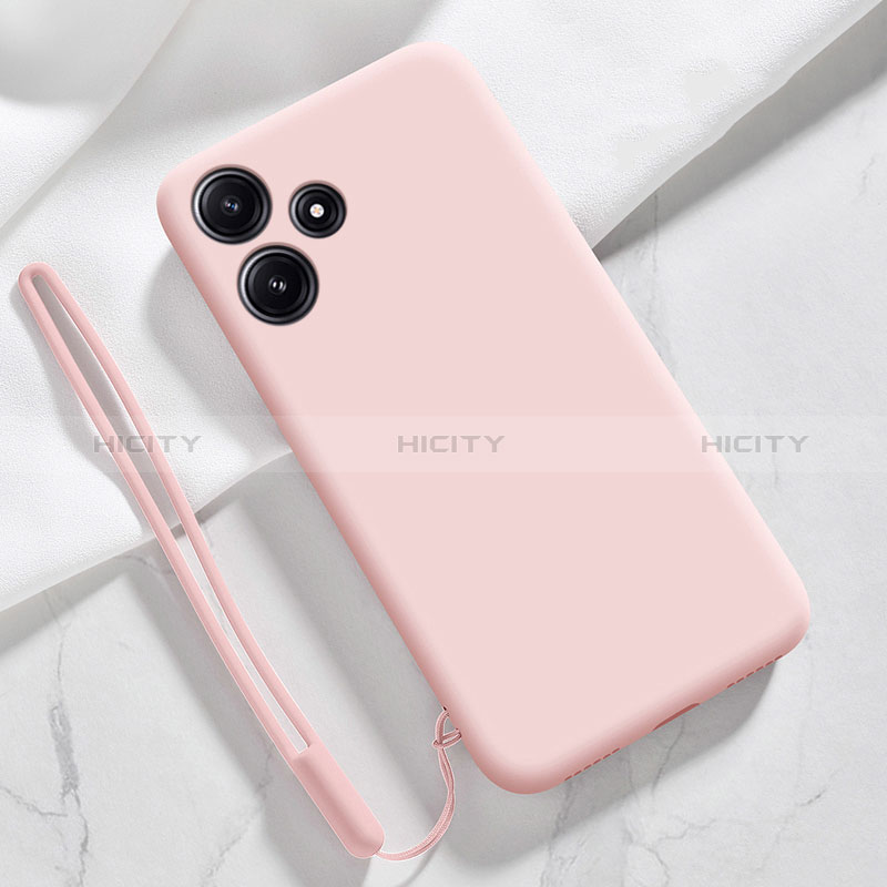 Coque Ultra Fine Silicone Souple 360 Degres Housse Etui YK1 pour Xiaomi Poco M6 Pro 5G Rose Plus