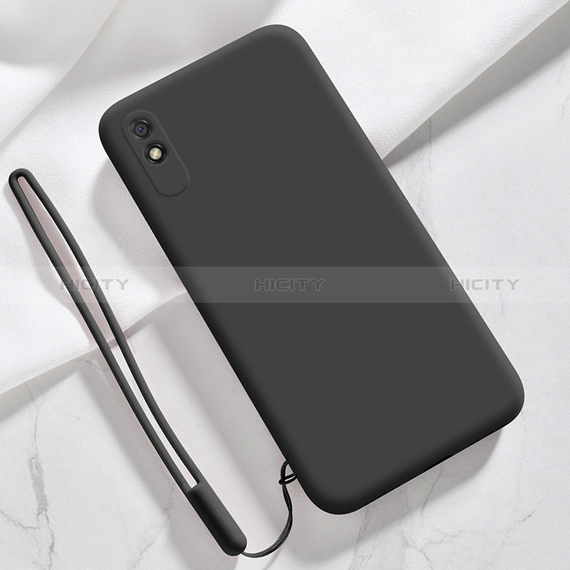 Coque Ultra Fine Silicone Souple 360 Degres Housse Etui YK1 pour Xiaomi Redmi 9A Noir Plus