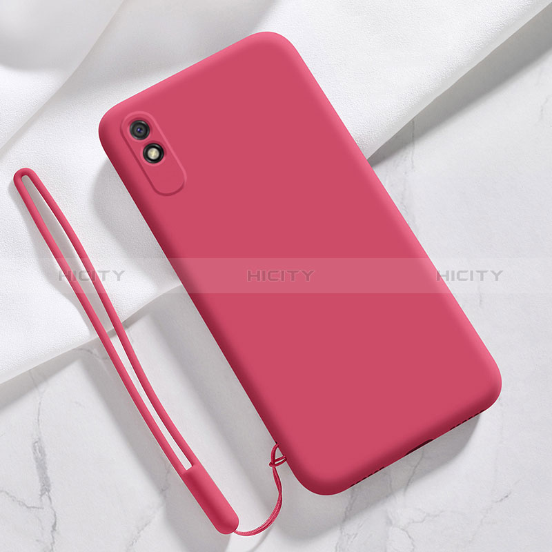 Coque Ultra Fine Silicone Souple 360 Degres Housse Etui YK1 pour Xiaomi Redmi 9A Rouge Plus