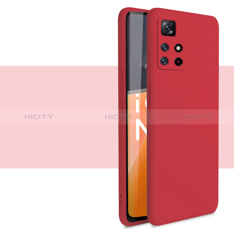 Coque Ultra Fine Silicone Souple 360 Degres Housse Etui YK1 pour Xiaomi Redmi Note 11 5G Rouge Plus