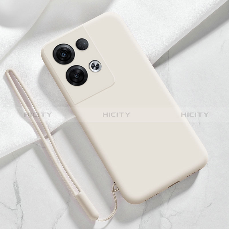 Coque Ultra Fine Silicone Souple 360 Degres Housse Etui YK1 pour Xiaomi Redmi Note 13 5G Blanc Plus