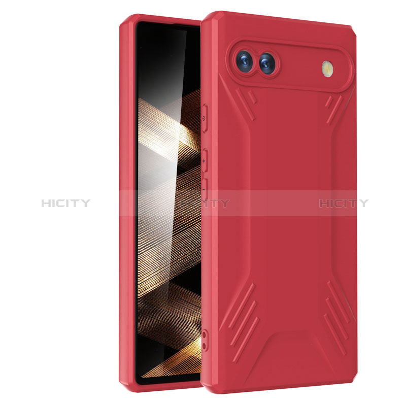 Coque Ultra Fine Silicone Souple 360 Degres Housse Etui YK2 pour Google Pixel 6a 5G Rouge Plus