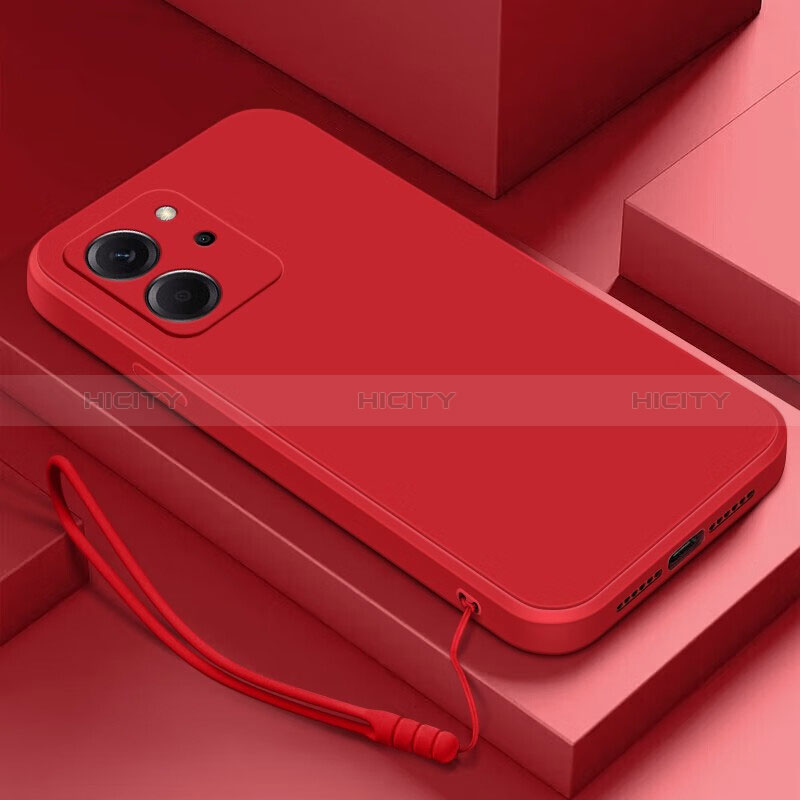 Coque Ultra Fine Silicone Souple 360 Degres Housse Etui YK2 pour Huawei Honor 80 SE 5G Rouge Plus