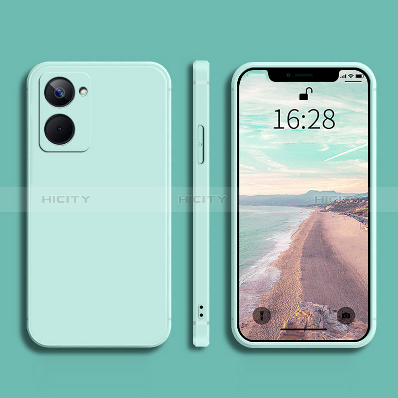 Coque Ultra Fine Silicone Souple 360 Degres Housse Etui YK2 pour Realme 10 Pro 5G Pastel Vert Plus