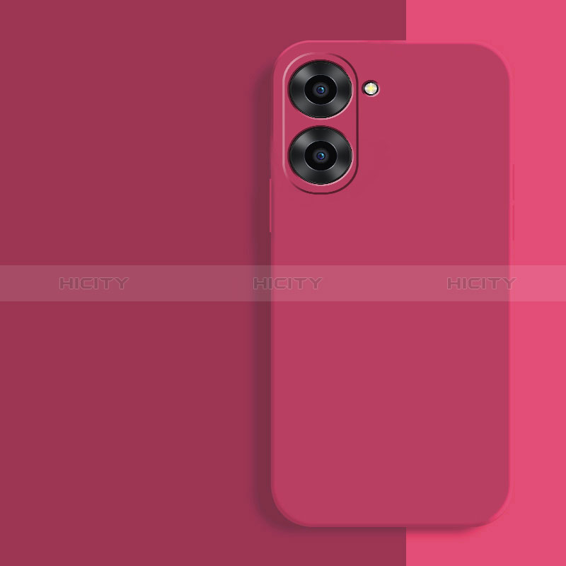 Coque Ultra Fine Silicone Souple 360 Degres Housse Etui YK2 pour Realme 10S 5G Rose Rouge Plus