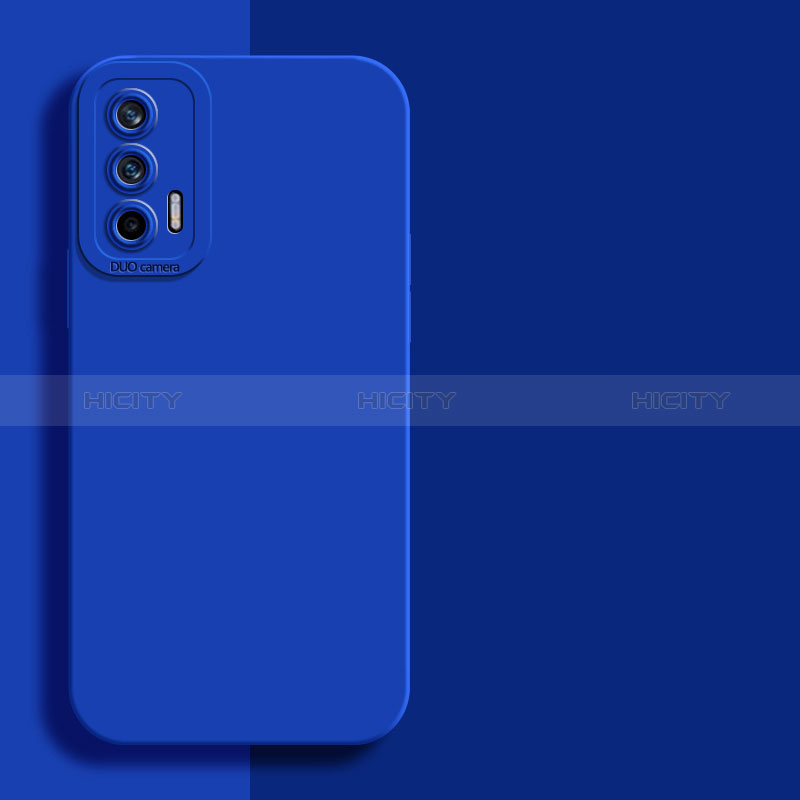 Coque Ultra Fine Silicone Souple 360 Degres Housse Etui YK2 pour Realme GT 5G Bleu Plus