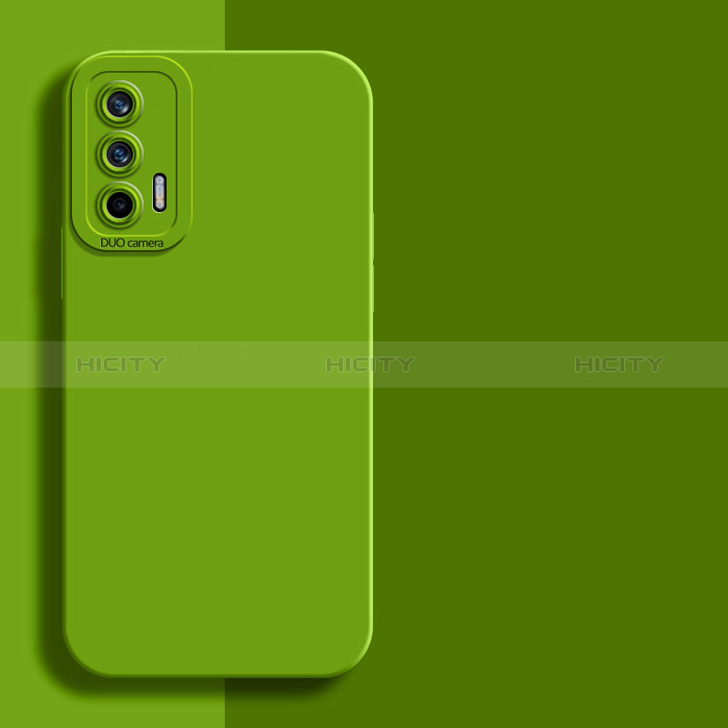 Coque Ultra Fine Silicone Souple 360 Degres Housse Etui YK2 pour Realme GT 5G Vert Plus