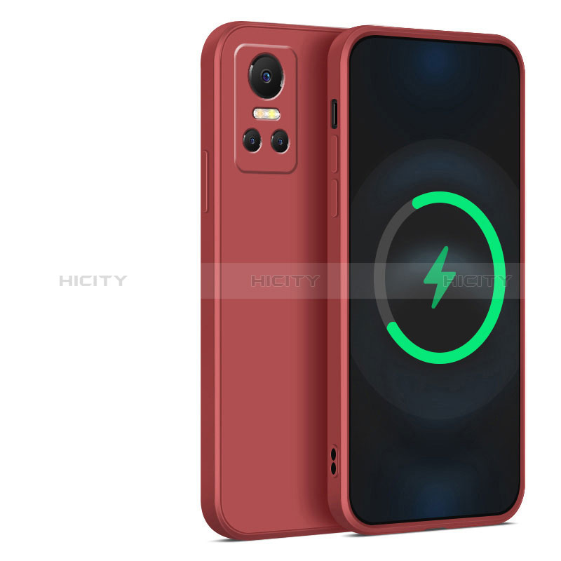 Coque Ultra Fine Silicone Souple 360 Degres Housse Etui YK2 pour Realme GT Neo3 5G Rouge Plus