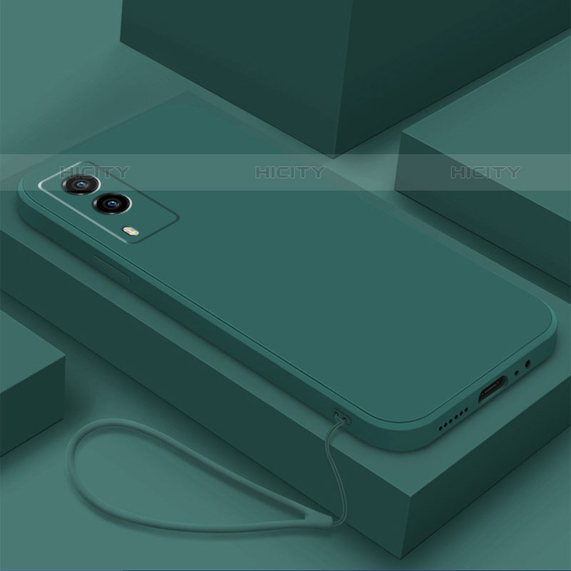 Coque Ultra Fine Silicone Souple 360 Degres Housse Etui YK2 pour Vivo Y71t 5G Vert Nuit Plus