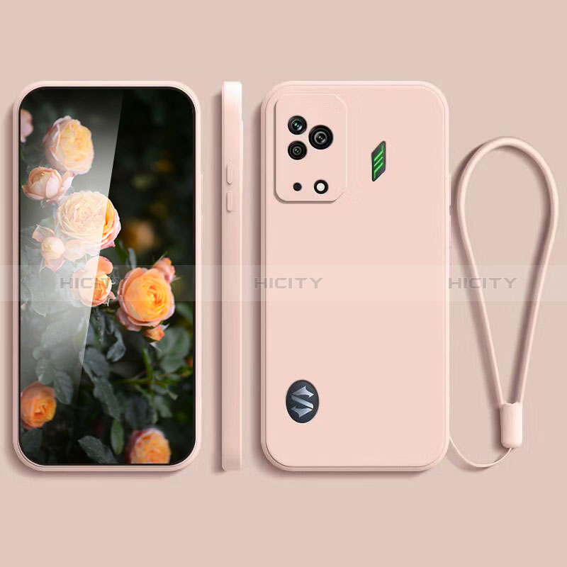 Coque Ultra Fine Silicone Souple 360 Degres Housse Etui YK2 pour Xiaomi Black Shark 5 5G Rose Plus