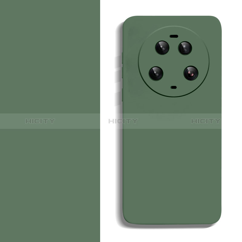 Coque Ultra Fine Silicone Souple 360 Degres Housse Etui YK2 pour Xiaomi Mi 13 Ultra 5G Vert Nuit Plus