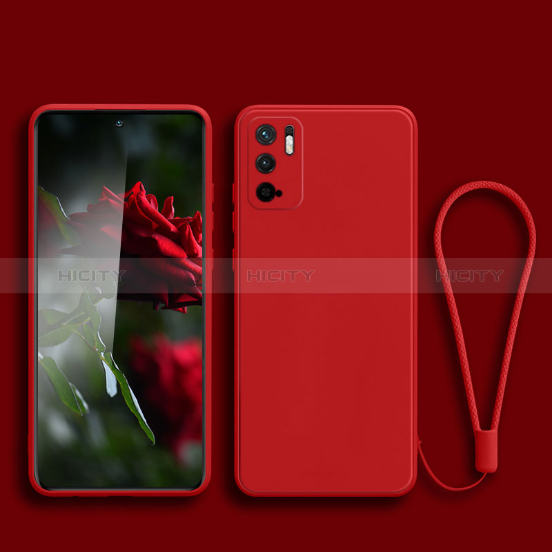 Coque Ultra Fine Silicone Souple 360 Degres Housse Etui YK2 pour Xiaomi POCO M3 Pro 5G Rouge Plus