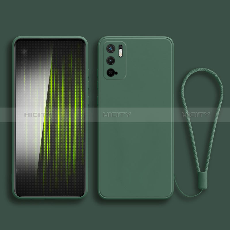 Coque Ultra Fine Silicone Souple 360 Degres Housse Etui YK2 pour Xiaomi POCO M3 Pro 5G Vert Nuit Plus