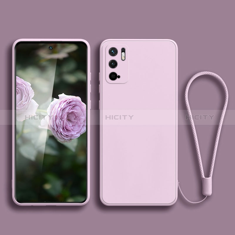 Coque Ultra Fine Silicone Souple 360 Degres Housse Etui YK2 pour Xiaomi POCO M3 Pro 5G Violet Clair Plus