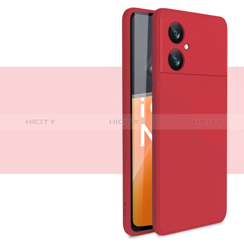 Coque Ultra Fine Silicone Souple 360 Degres Housse Etui YK2 pour Xiaomi Poco M4 5G Rouge Plus