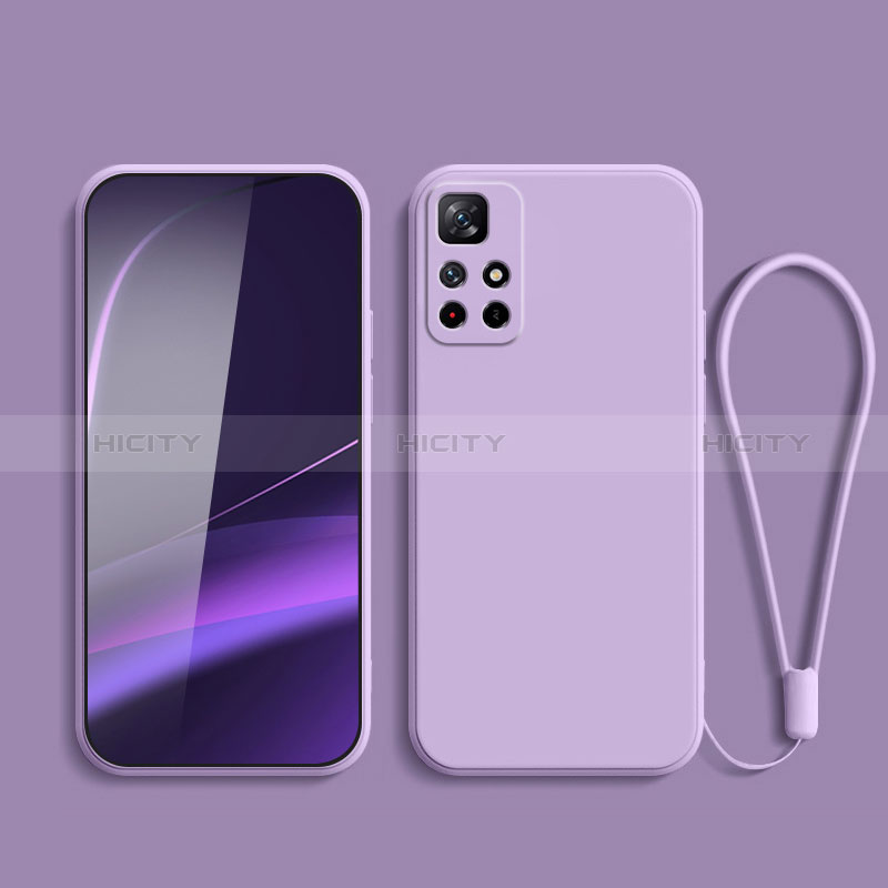 Coque Ultra Fine Silicone Souple 360 Degres Housse Etui YK2 pour Xiaomi Poco M4 Pro 5G Violet Plus