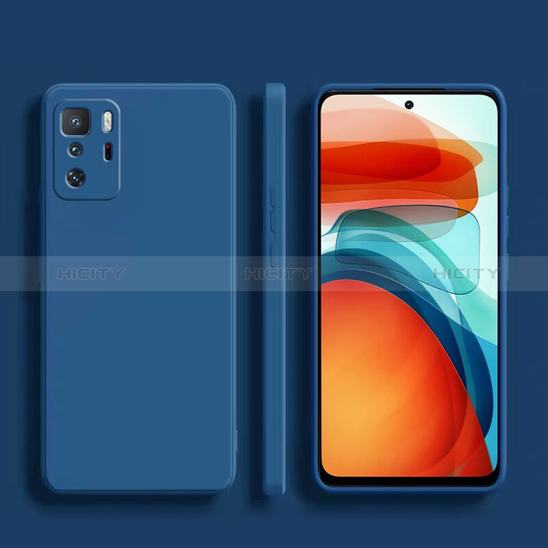 Coque Ultra Fine Silicone Souple 360 Degres Housse Etui YK2 pour Xiaomi Poco X3 GT 5G Bleu Plus