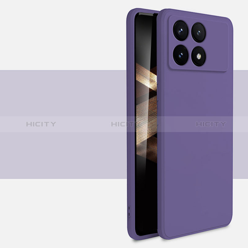 Coque Ultra Fine Silicone Souple 360 Degres Housse Etui YK2 pour Xiaomi Redmi K70 5G Violet Plus